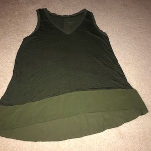 Women’s olive tank